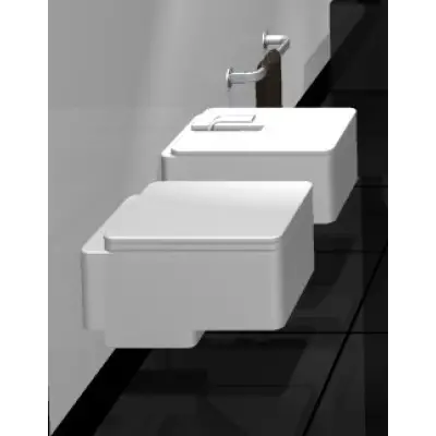 Wc suspendat compozit Global alb