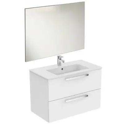 Mobilier de baie Tempo 80 alb 