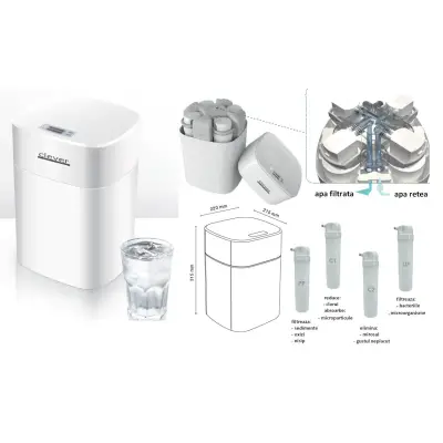 PURE, sistem Ultra Filtru apa potabila