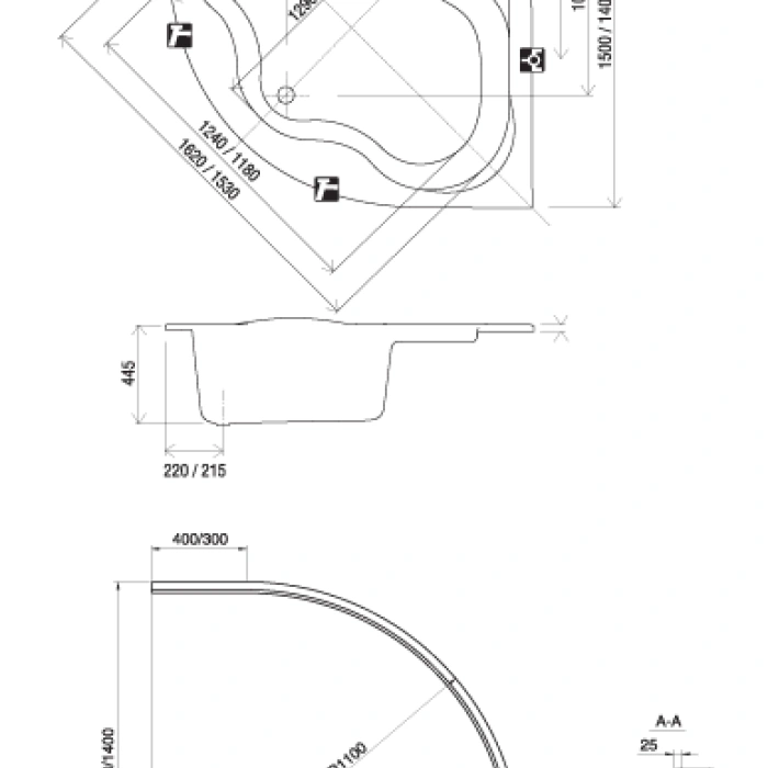 Gentiana cada acril 140