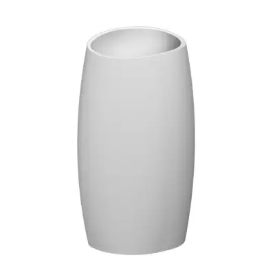 Moai lavoar monolit alb 